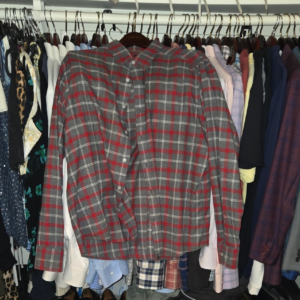 Untuckit Flannel Button Down